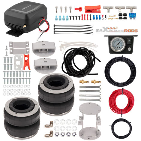 Luftbalg Hinten + 12V Kompressor Kontroller Kit for Toyota Hilux 4WD 2005-2015 (1/5)