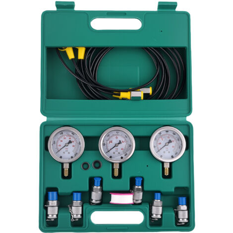 Hydraulik Manometer Tester 600 bar Druckprüfer Werkzeug Hydraulik
