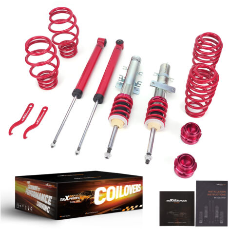 Gewind/-Fahrwerk for VW Polo 9N MK4 01-14 Fließheck Gewindefahrwerk Coilover
