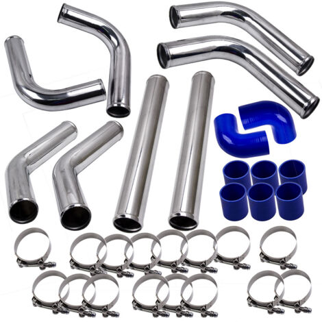 2.5" Intercooler Pipe Kit Universal Ladeluftkühler 45/75/90 Grad Rohr Kit (1/5)