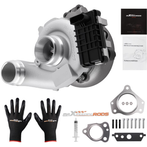 Turbolader satz for Mercedes ML 320 CDI W164 OM642 224 PS 757608 A6420901490 (1/5)