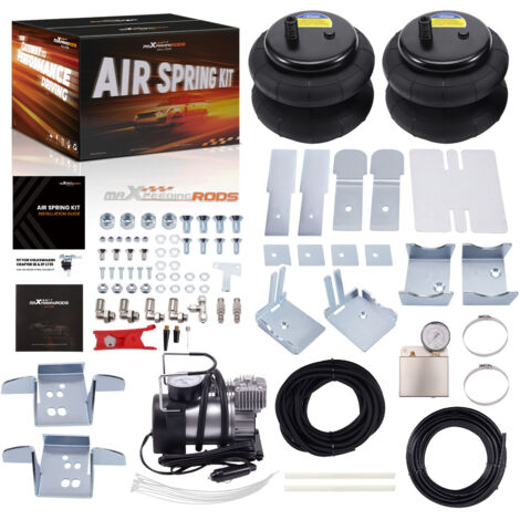 2X Luftfederung + Kompressor Kit for Volkswagen VW Crafter 2E 2F LT35 2006-2017