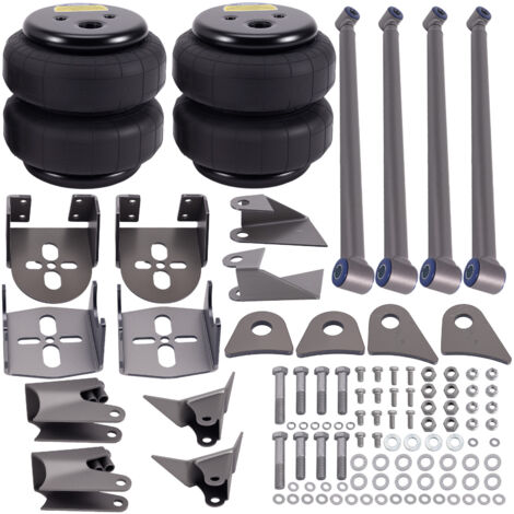 Universal Hintern Trianguliert 4 Link Kit 2500lbs Luftbalg for Pickup Trucks