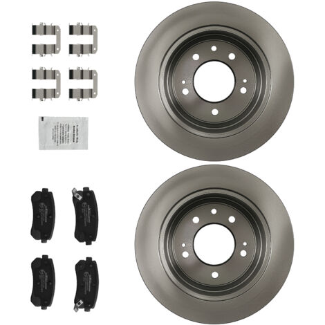 Bremsscheiben + Bremsbeläge Hinten For Hyundai i30 FD ix35 KIA Ceed Pro Ceed (1/5)