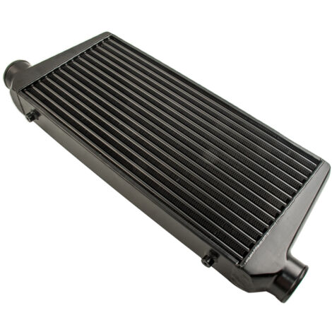 Universal Legierung Ladeluftkühler 3 "in/out 600x300x76 AF90-1000BLK 700PS newUniversal Ladeluftkühler 3 "/76mm Ladeluftkühler 600x300x76mm Intercooler