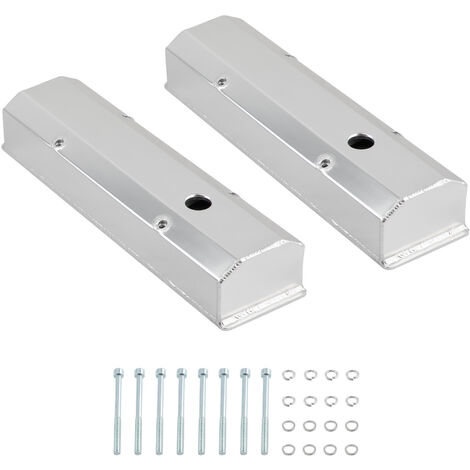 2x Aluminium Ventilabdeckung für Chevy Small Block SBC 1958-1986 inkl. Schraube2x Aluminium Ventilabdeckung für Chevy Small Block SBC 1958-1986 inkl. Schraube (1/5)