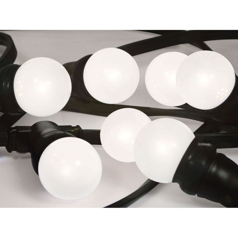 Ampoule sphérique LED 0,7W / 30LM plastique rouge pour guirlande culot B22