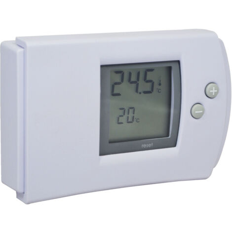 Thermostat D'Ambiance PT24 – Écran LCD, Piles AAA, Réglage 5-35°C, Pour Chaudières, Climatisation
