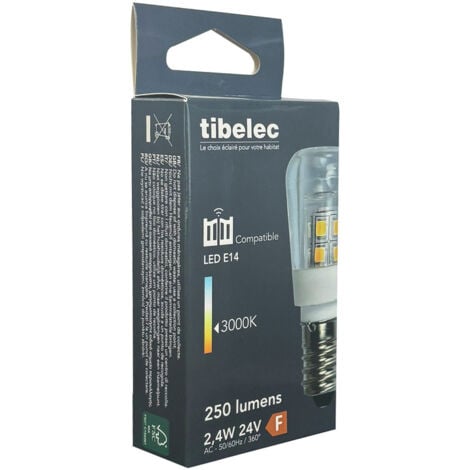 Ampoule LED 2,5W / 250LM compatible portail électrique culot E14 24V