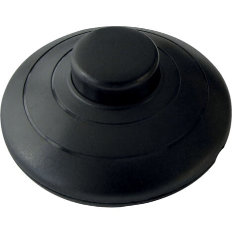 Interrupteur pour câble poussoir unipolaire noir