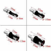 8PCS HSS Fraise à Bouchonner Bois outil de coupe bois Mèches des Bouchons Wood Plug Cutter Drill Bits 6mm /10mm/13mm/16mm