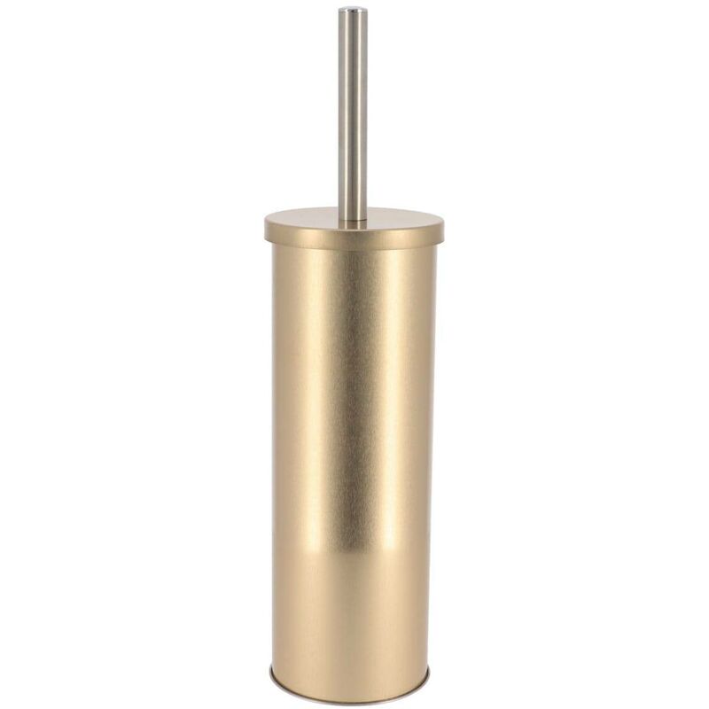 Brosse wc metalisee - dore - Tendance