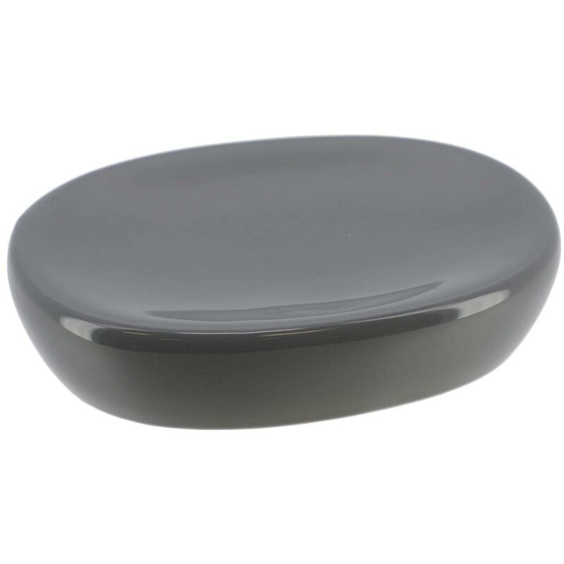 Porte savon dolomite oval - gris - Tendance