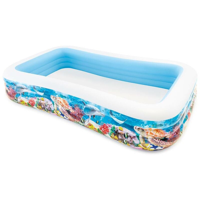 Piscine rectangulaire Family 305x183cm bleu - Intex