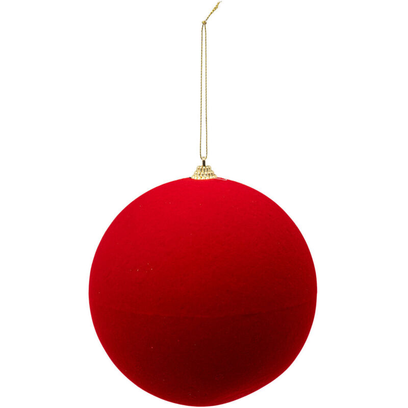 Sapin Boules Rouges Elegant Déco Sapin Boule de Noël XL D 15 cm Rouge - Feeric Christmas