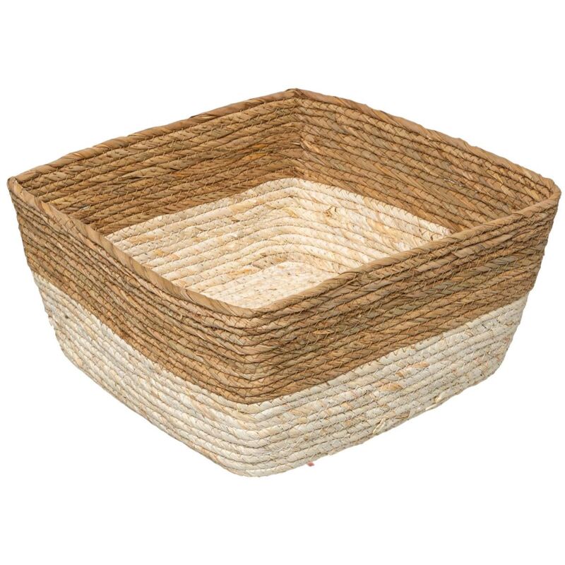 Panier de rangement en polyester noir KUB 31x31x31cm