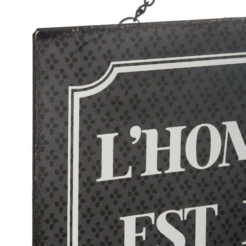 Atmosphera, Createur D'Interieur - Atmosphera - Objet décoratif Visage en  métal filaire noir H 37 cm - Objets déco - Rue du Commerce