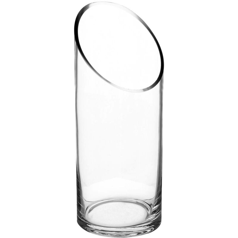 Vase Verre Recyclé Transparent 12 Cm H 22 Cm - ATMOSPHERA - Gamm Vert