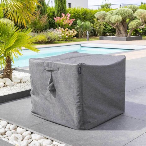 Hesperide – Housse de protection pour fauteuil S 100x75x75cm – Polyester déperlant – Cordon de serrage et bandes à scratch – Sac de transport inclus (1/5)