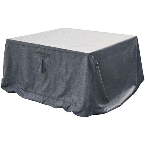 Housse Hambo pour table haute extérieure gris - 180 x 120 x 120 cm - Hespéride (1/5)