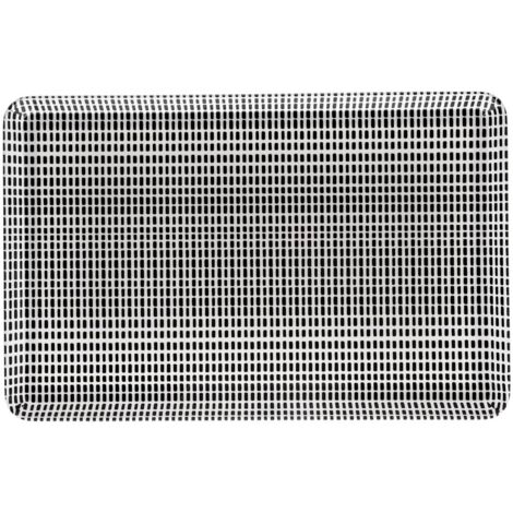5Five Simply Smart – Plateau de service en mélamine noir 46 x 30 cm – Design moderne pour décoration intérieure – Accessoire élégant pour vos services (1/5)