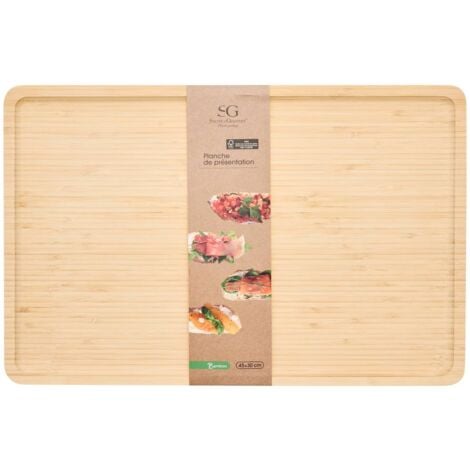 Planche de présentation en bambou 45 x 30 cm harmonie - 5five