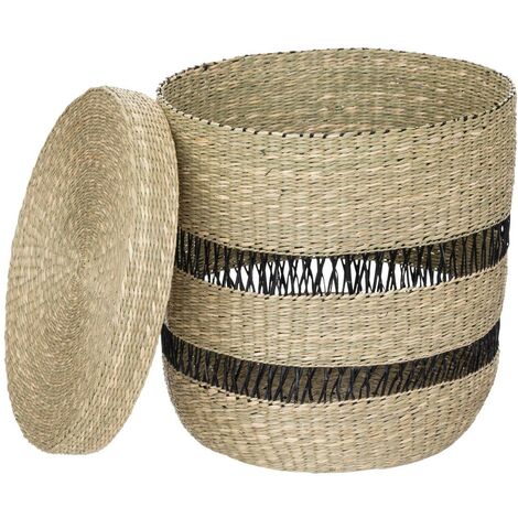 Lot De 2 Paniers Rangement Enfant Cali En Bouclette - 26L Et 13L - Design Doux Et Chaleureux Pour Chambre Ou Salle De Jeux - 3