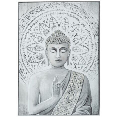 Toile peinture Bouddha avec cadre 60x90cm - Déco, mobilier pour les  professionnels - Decoration Brands