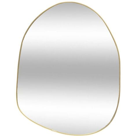 Miroir Roman en bois H39cm doré - Atmosphera créateur d'intérieur