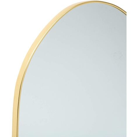 Miroir Roman en bois H39cm doré - Atmosphera créateur d'intérieur