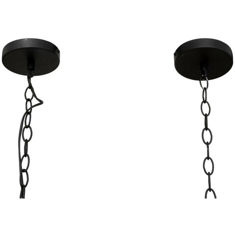 Suspension Aaron en métal L93cm noir - Atmosphera créateur d'intérieur