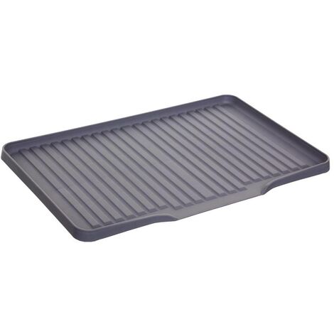 5Five Simply Smart – Tapis à vaisselle drainant 46x30 cm – En ABS et polypropylène – Drainage efficace – Design compact et léger pour cuisine