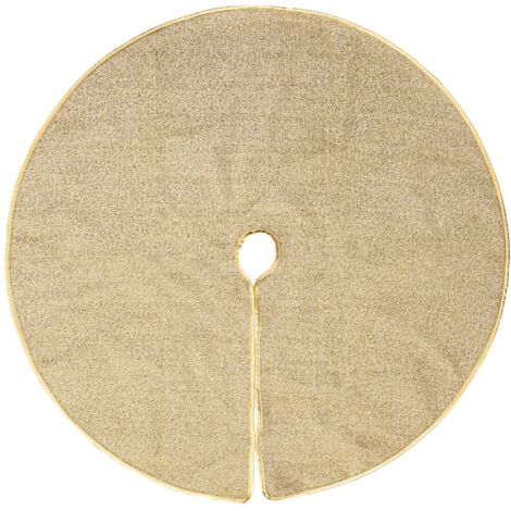 Déco de Noël Tapis pour pied de Sapin Doré et Pailleté D 90 cm - Feeric Christmas (1/2)