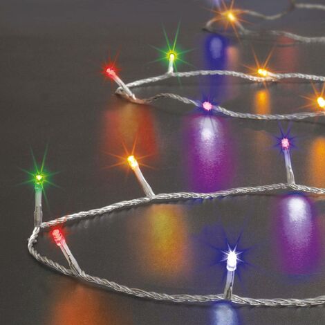 Guirlande Lumineuse Extérieur 10 mètres 100 LED Multicolore 8 jeux de lumière - Feeric Christmas (1/2)