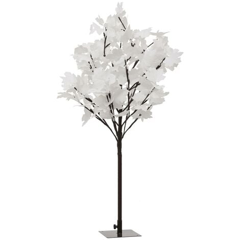 Arbre extérieur blanc 92 LED blanc chaud H90cm - Feeric lights & christmas