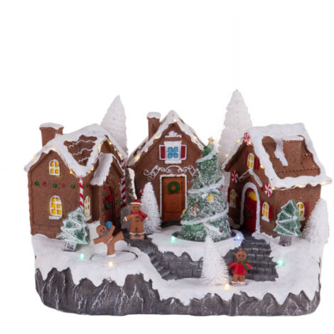 Village de Noël lumineux, animé et musical Place Gourmande - Feeric Christmas (1/5)