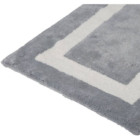 5five - tapis 45x75cm gris anthracite