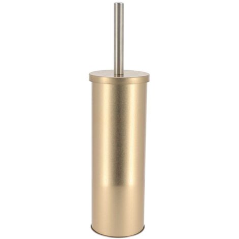 Brosse wc metalisee - dore - Tendance