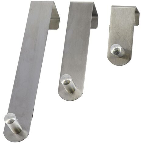 4X Crochets De Porte En Acier Inoxydable - Patères Avec