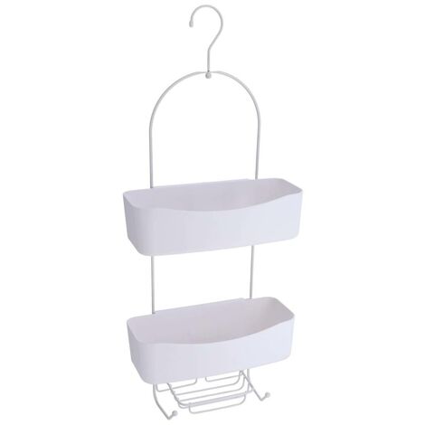 SIKABLA Lot de 2 Etagere Douche + 1 Porte-Savon, Etagere Rangement
