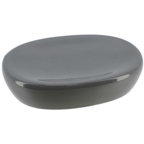 Porte savon dolomite oval - gris - Tendance