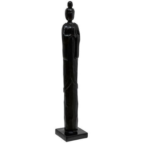 Statut femme Hailey H58cm noir - Atmosphera créateur d'intérieur