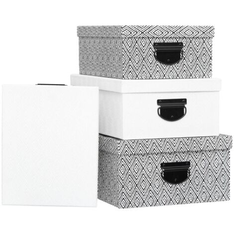 Lot De 2 Boîtes De Rangement Transparentes Tide N Box 30L - Dimensions 49.5x25.5x35cm - Marque 5five Simply Smart