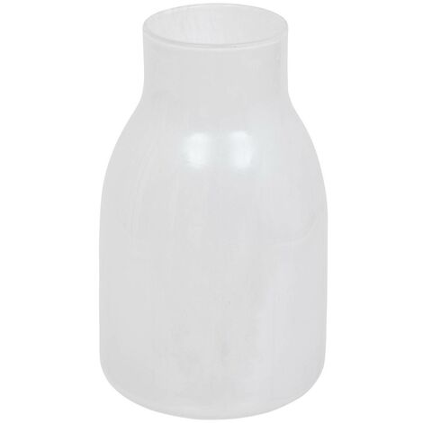 Vase en verre Dola H25cm blanc - Atmosphera créateur d'intérieur (1/2)