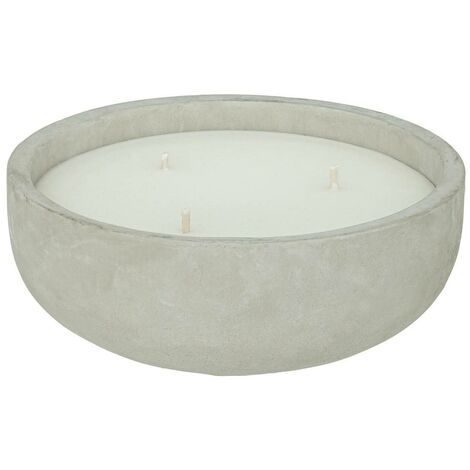 Bougie Ely 1600g citronnelle pot en ciment - Atmosphera créateur d'intérieur