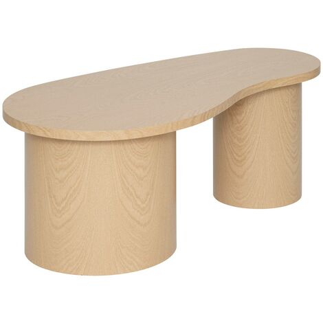 Lot de 2 tables basses Soleya L95 99,5cm beige - Atmosphera créateur d'intérieur