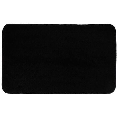 Tapis microfibre doux dessous latex 45x75 cm - noir - Tendance (1/2)