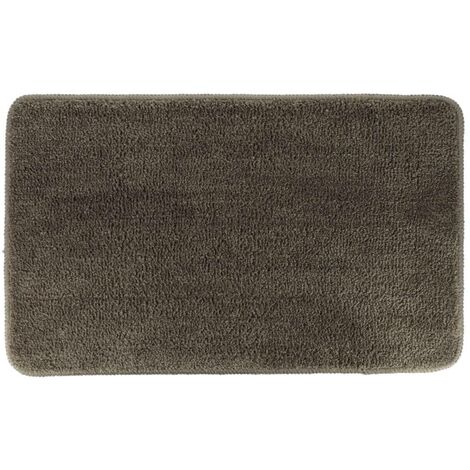 Tapis microfibre doux dessous latex 45x75 cm - taupe - Tendance (1/2)