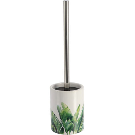 Brosse WC avec support en céramique déco Oasis - TENDANCE (1/2)