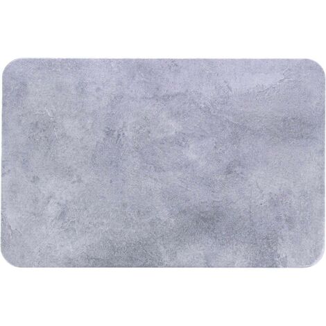 Tapis diatomite 39x60 cm - gris facon beton - Tendance (1/2)